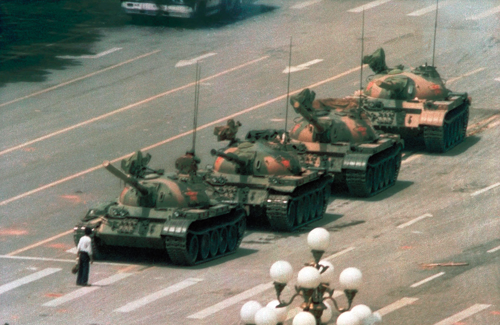 The tank-man Beijing 1989